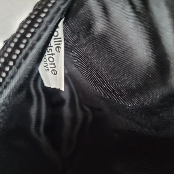 Vintage Tiny Sequined Evening Crossbody Mini Bag Black - Picture 7 of 9